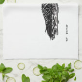 Gezeichnetes Setstück des Loon Hand Küchentuch (Gefaltet)