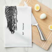 Gezeichnetes Setstück des Loon Hand Küchentuch (Viertel Falte)