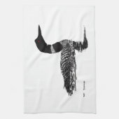 Gezeichnetes Setstück des Loon Hand Küchentuch (Vertikal)