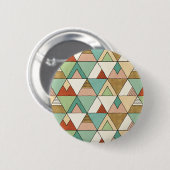 Gezeichnetes Stammes- Muster SüdwestenGeo Button (Vorne & Hinten)