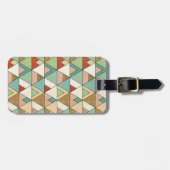 Gezeichnetes Stammes- Muster SüdwestenGeo Gepäckanhänger (Vorderseite horizontal)