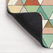 Gezeichnetes Stammes- Muster SüdwestenGeo Mousepad (Ecke)