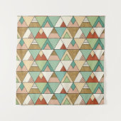 Gezeichnetes Stammes- Muster SüdwestenGeo Wandteppich (Vorderseite (Horizontal))