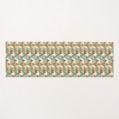 Gezeichnetes Stammes- Muster SüdwestenGeo Yogamatte (Vorderseite (Horizontal))