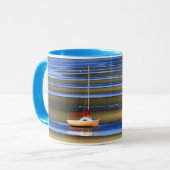 Gezeiten- Ebenen, Cape Cod, MA Tasse (Vorderseite Links)