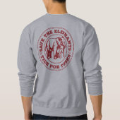 Gezeiten für Stoßzahn-Sweatshirt Sweatshirt (Rückseite)