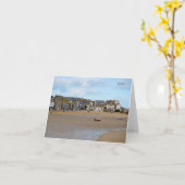 Gezeiten heraus St. Ives Cornwall England Karte (Gelbe Blume)