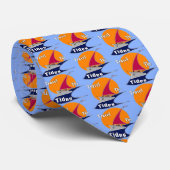 Gezeiten Krawatte (Gerollt)