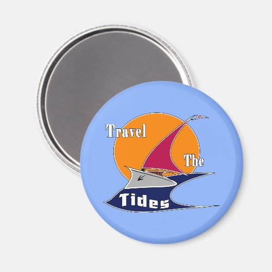 Gezeiten Magnet (Vorderseite/Rückseite)