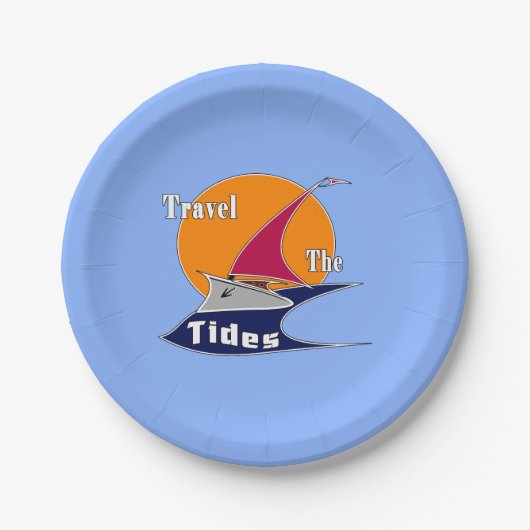 Gezeiten Pappteller (Vorderseite)