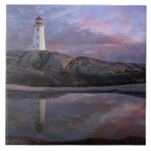 Gezeiten-Pool durch Leuchtturm Fliese (Vorderseite)