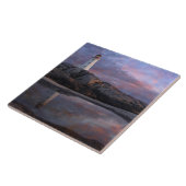 Gezeiten-Pool durch Leuchtturm Fliese (Seite)