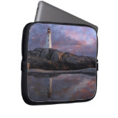 Gezeiten-Pool durch Leuchtturm Laptopschutzhülle (Vorne Rechts)