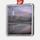 Gezeiten-Pool durch Leuchtturm Silbernes Ornament (Links)