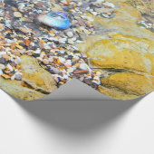 Gezeiten-Pool-Packpapier Geschenkpapier (Ecke)