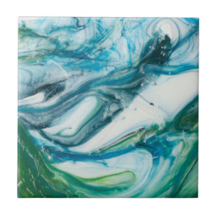 Gezeiten- Schleife II Fliese