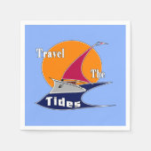 Gezeiten Serviette (Vorderseite)