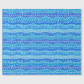 Gezeiten- Stammes- 11 Geschenkpapier (Flach)