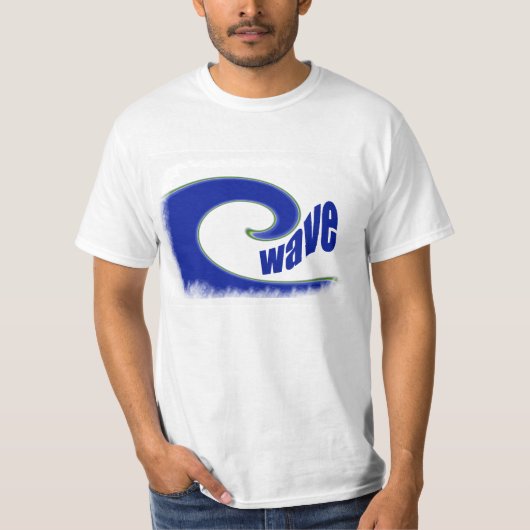 Gezeiten- Wellen-T - Shirt (Vorderseite)