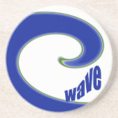 Gezeiten- Wellen-Untersetzer Sandstein Untersetzer (Vorne)