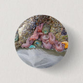Gezeitenbad, Ruby Beach, Olympischer Nationalpark Button (Vorderseite)
