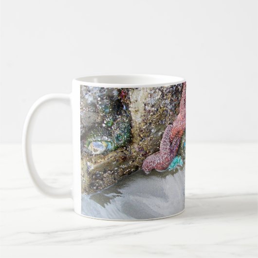 Gezeitenbad, Ruby Beach, Olympischer Nationalpark Kaffeetasse (Links)
