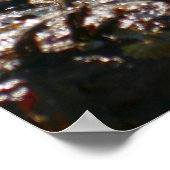 Gezeitenbecken am Sand Beach Poster (Ecke)