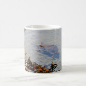 Gezeitenbecken am Sandstrand Kaffeetasse (Mittel)