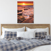 Gezeitenbecken bei Sonnenuntergang, Kalifornien Leinwanddruck (Insitu (Schlafzimmer))