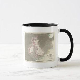 Gezeitenkarte Britische Meere Tasse