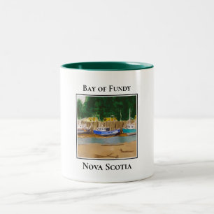 GezeitenMajestät von Fundy, Boote Zweifarbige Tasse