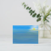 Gezeitenpool Visitenkarte (Stehend Vorderseite)