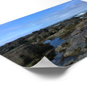 Gezeitenpools am Bob Creek, OR Poster (Ecke)