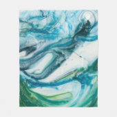 Gezeitenschweiß II Fleecedecke (Vorderseite)