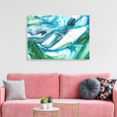 Gezeitenschweiß II Leinwanddruck (Insitu (Wohnzimmer))