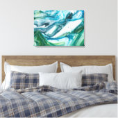 Gezeitenschweiß II Leinwanddruck (Insitu (Schlafzimmer))