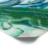 Gezeitenschweiß II Poster (Ecke)