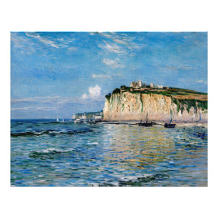 Gezeitenschwund in Pourville Fotodruck