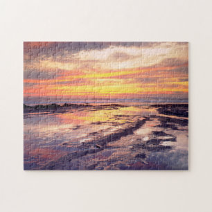 Gezeitentümpel an den Sunset Cliffs Puzzle