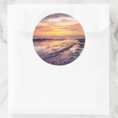 Gezeitentümpel an den Sunset Cliffs Runder Aufkleber (Tasche)