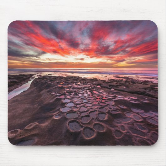 Gezeitentümpel in La Jolla, CA Mousepad (Vorne)