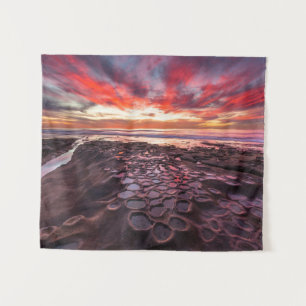 Gezeitentümpel in La Jolla, CA Wandteppich