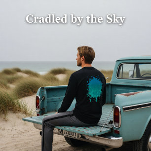 Gezeitenverschlissener Himmel Tri-Blend Shirt