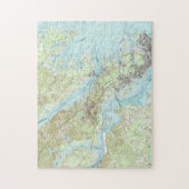 Gezeitenwasser Virginia Map (1984) Puzzle (Vertikal)