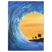 Gezeitenwelle Klemmbrett (Rückseite)