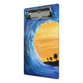 Gezeitenwelle Mini Klemmbrett (Gewinkelt2)