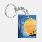 Gezeitenwelle Schlüsselanhänger (Vorderseite links)