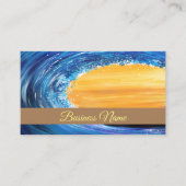 Gezeitenwelle Visitenkarte (Vorderseite)