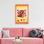 Gezeitenwinkel Leinwanddruck (Insitu (Wohnzimmer))