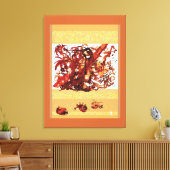 Gezeitenwinkel Leinwanddruck (Insitu (Wohnzimmer))